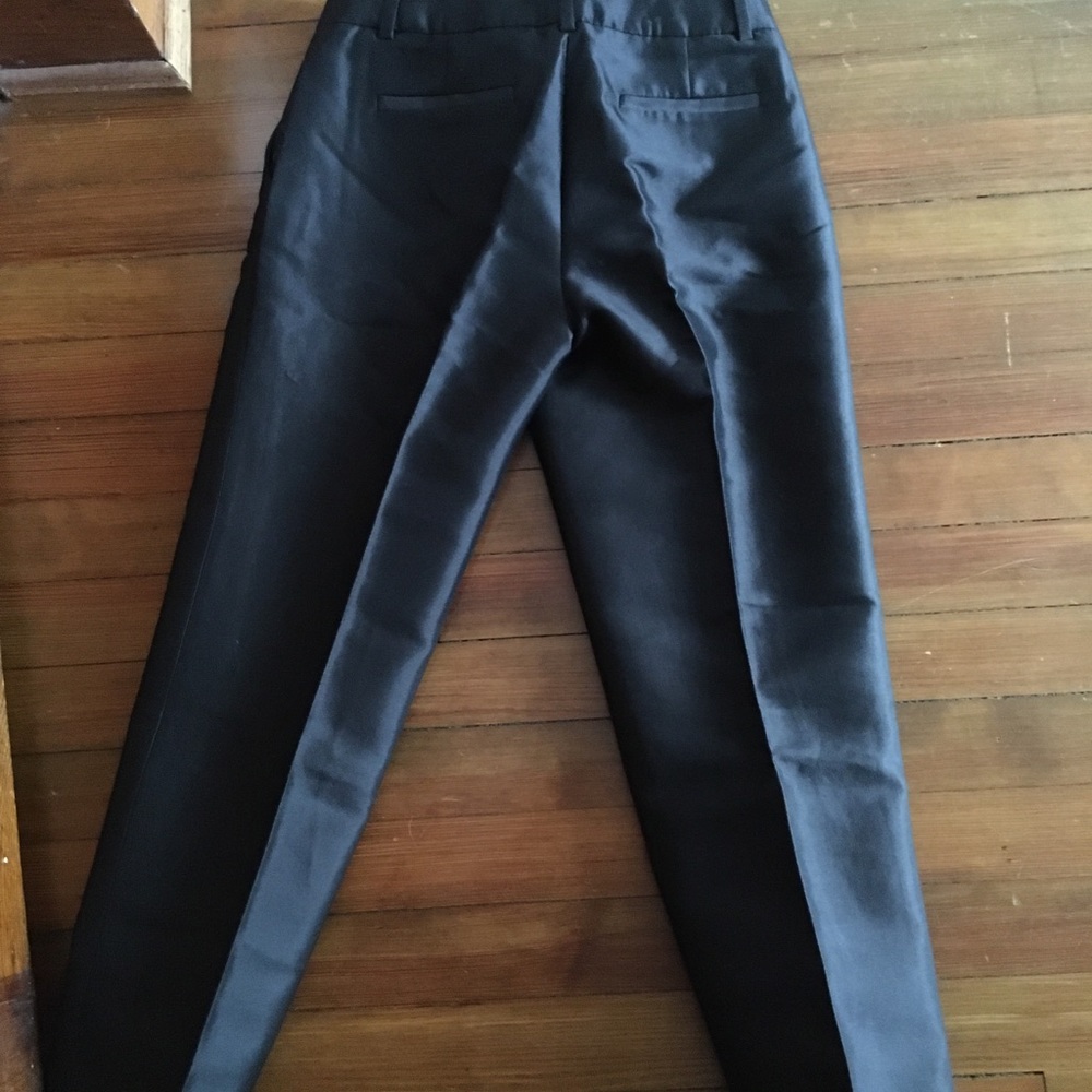 J Crew Collection shantung silk cropped pants 0